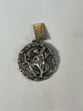 Sterling Silver Zodiac Sagittarius Pendant Rare Bell Trading.